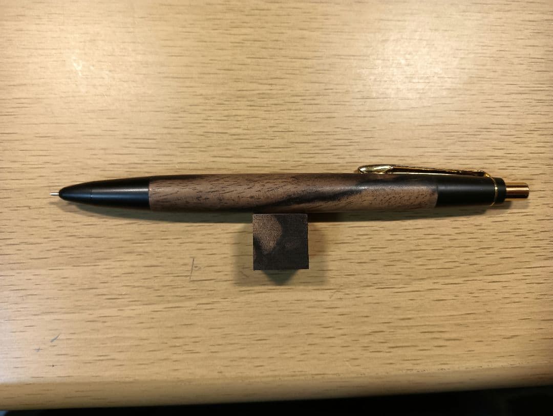 野原工芸　黒柿　固定金具付き　専用