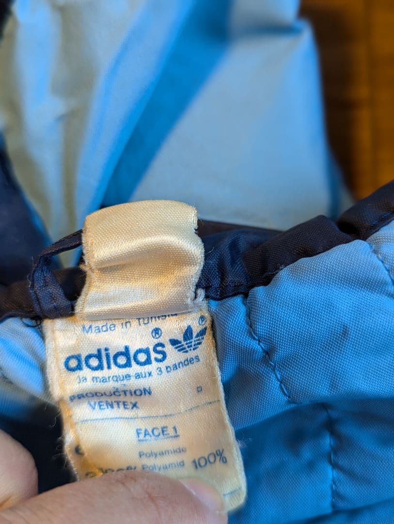 70〜80年代ビンテージadidas ウィンドブレーカー チュニジア製