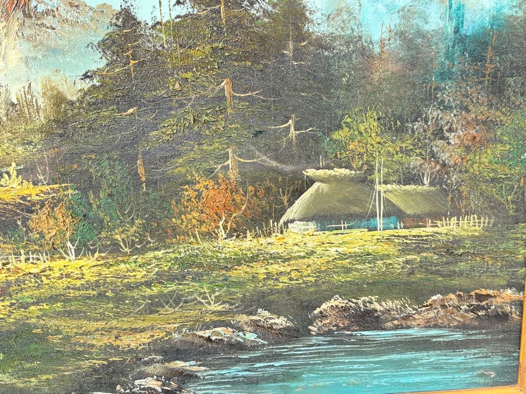 A. HANDA 風景画 油彩画 大サイズ