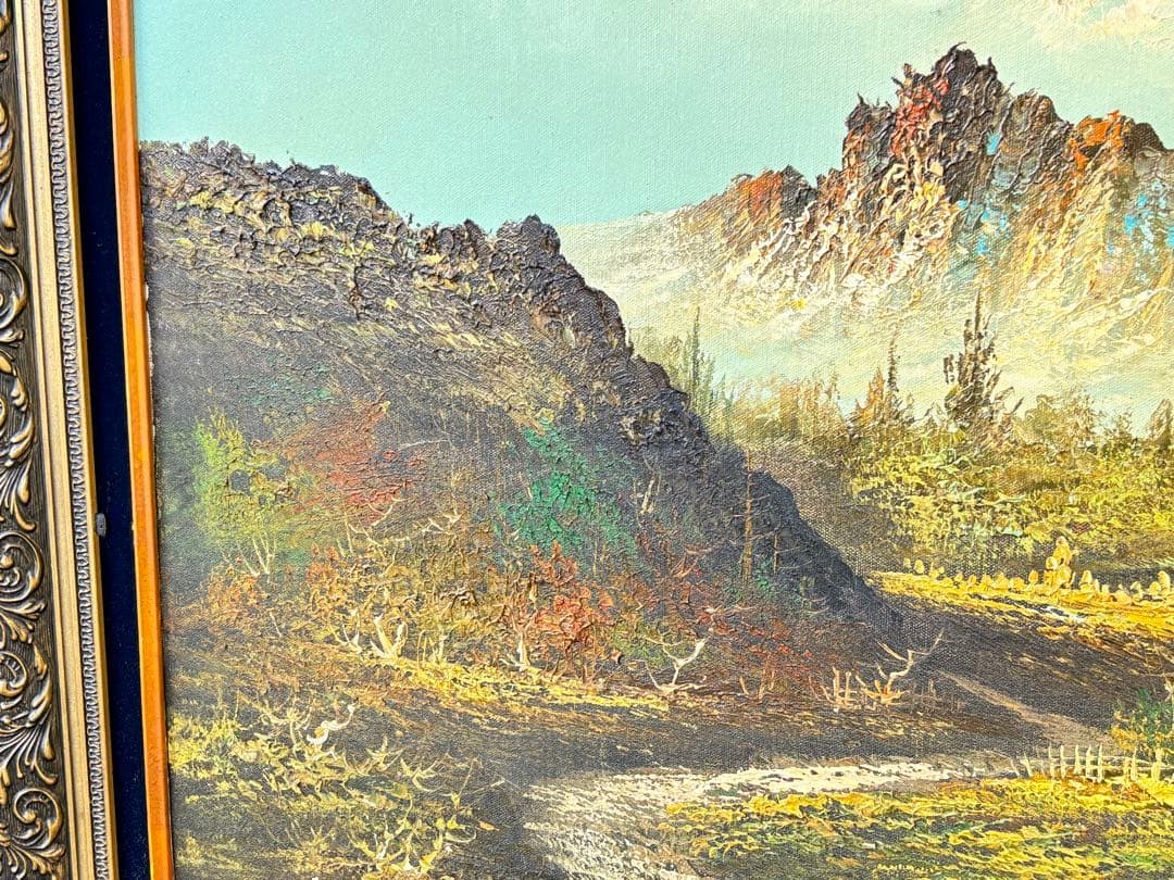 A. HANDA 風景画 油彩画 大サイズ