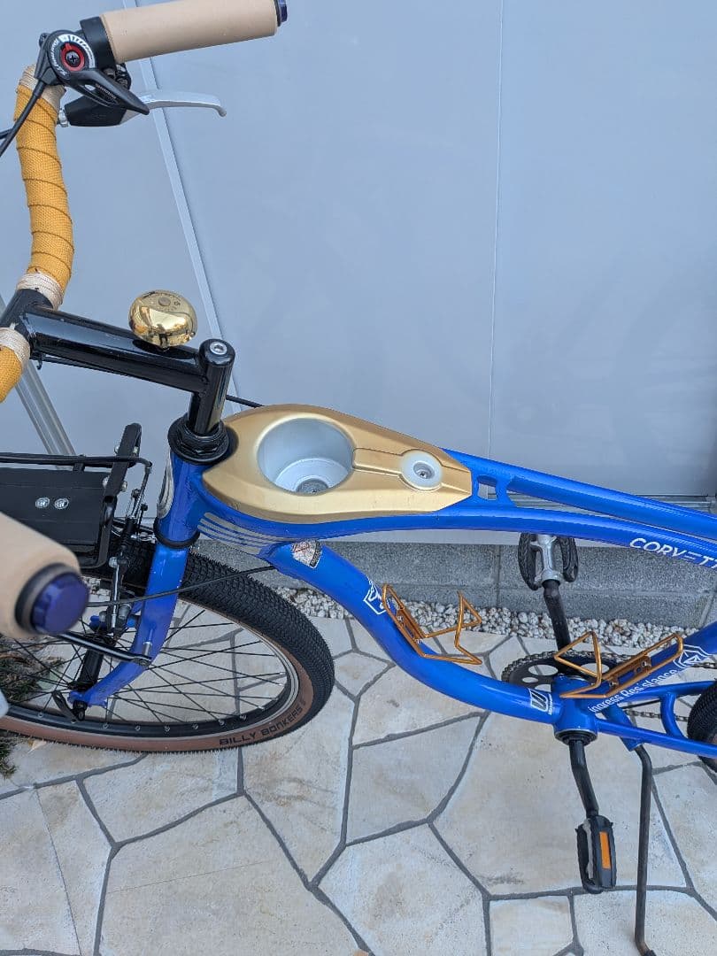 【パーツ追加】【お買得品】SCHWINNビーチクルーザー改クランカーカスタム中古