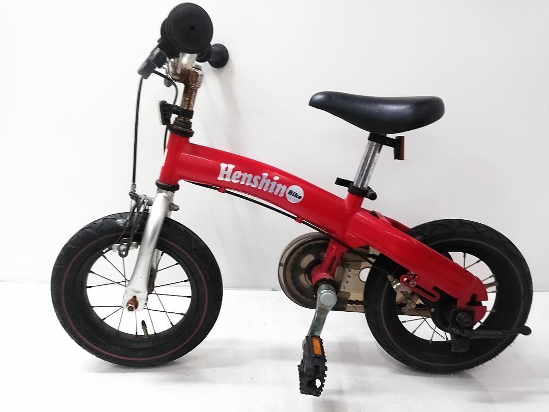 ビタミンiファクトリー へんしんバイク 自転車 レッド□