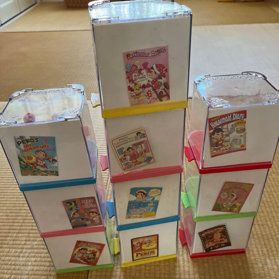 不二家　ペコ&ポコストーリー全10種+特製オリジナルコレクションボックス10個