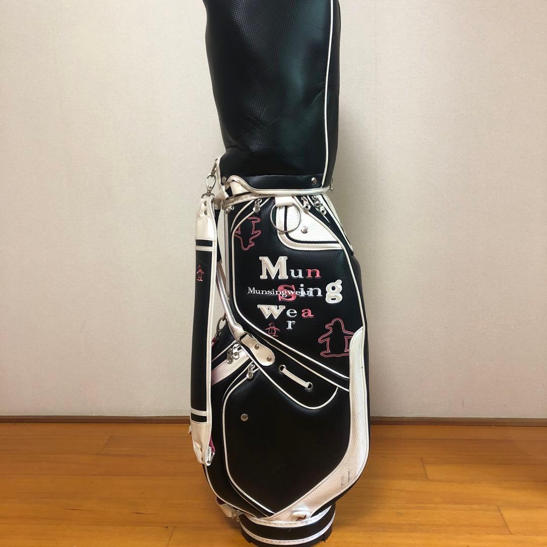 Munsingwear マンシングウェア キャディバッグ レディース フード付き