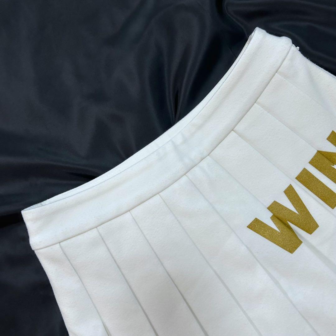 WAAC ワック ゴールドポイント プリーツキュロットスカート ポーチ付き