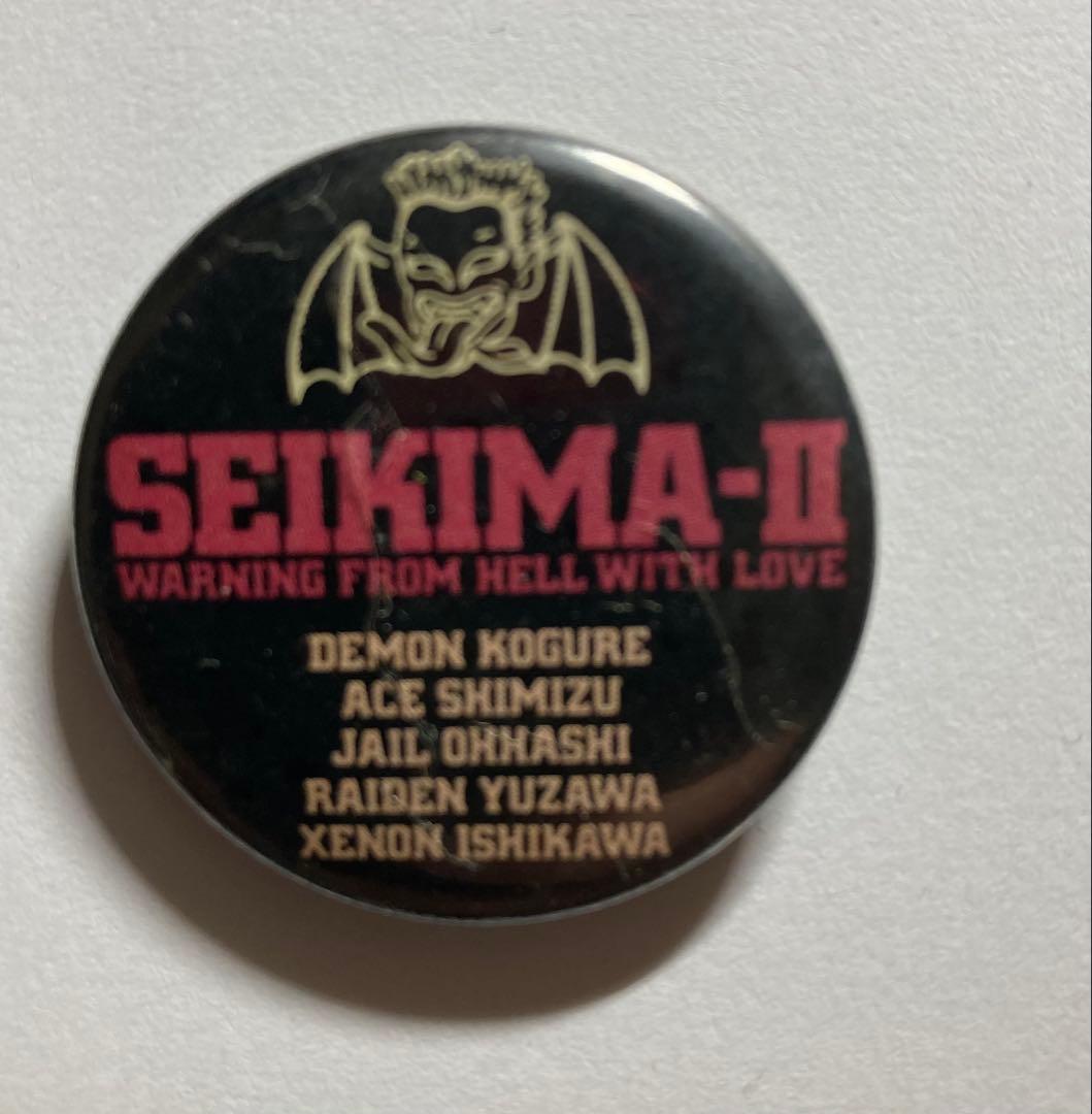 聖飢魔II 缶バッジ　3個　SEIKIMA-II