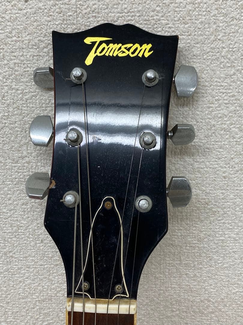 3-1759 Tomson/エレキギター/レスポールタイプ/赤茶色系