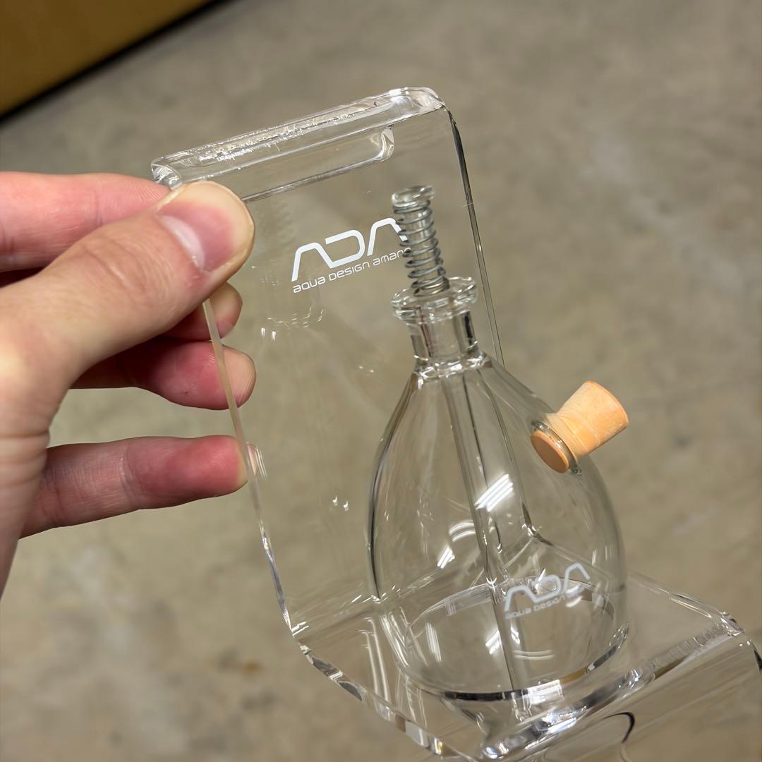 美品 ADA AP グラス クリアスタンド for APグラス 餌飼料関連用品