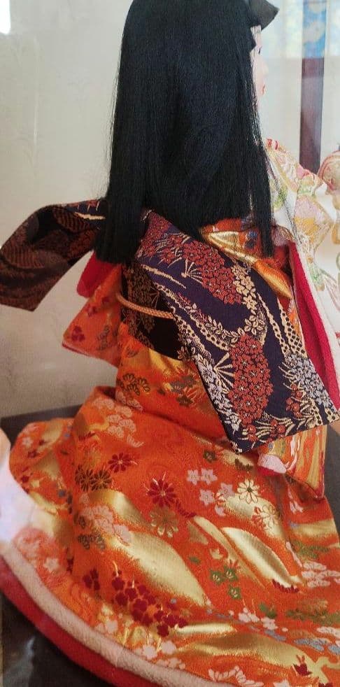 日本人形「古都」ガラスケース入り　　市松人形　わらべ人形　雛人形　12号