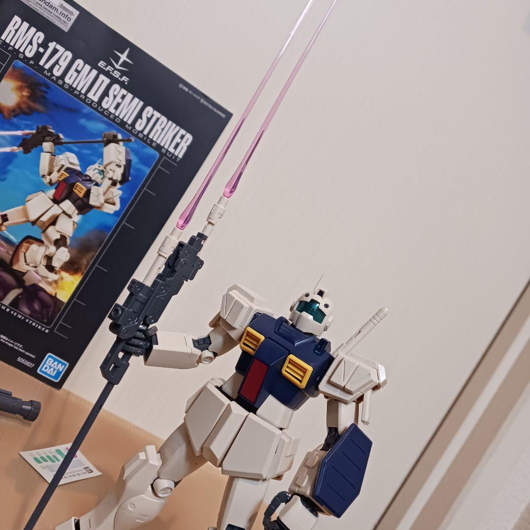 MG 1/100 ジムII セミストライカー ガンプラガンダム の プラモデル
