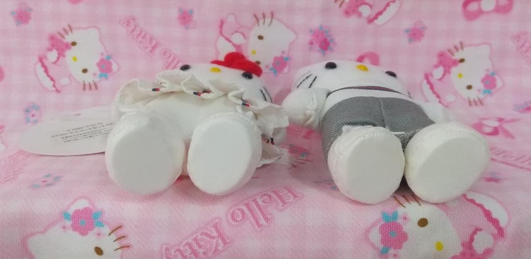 キティ　ダニエル　チアガール　マスコット　ぬいぐるみ　キーホルダー