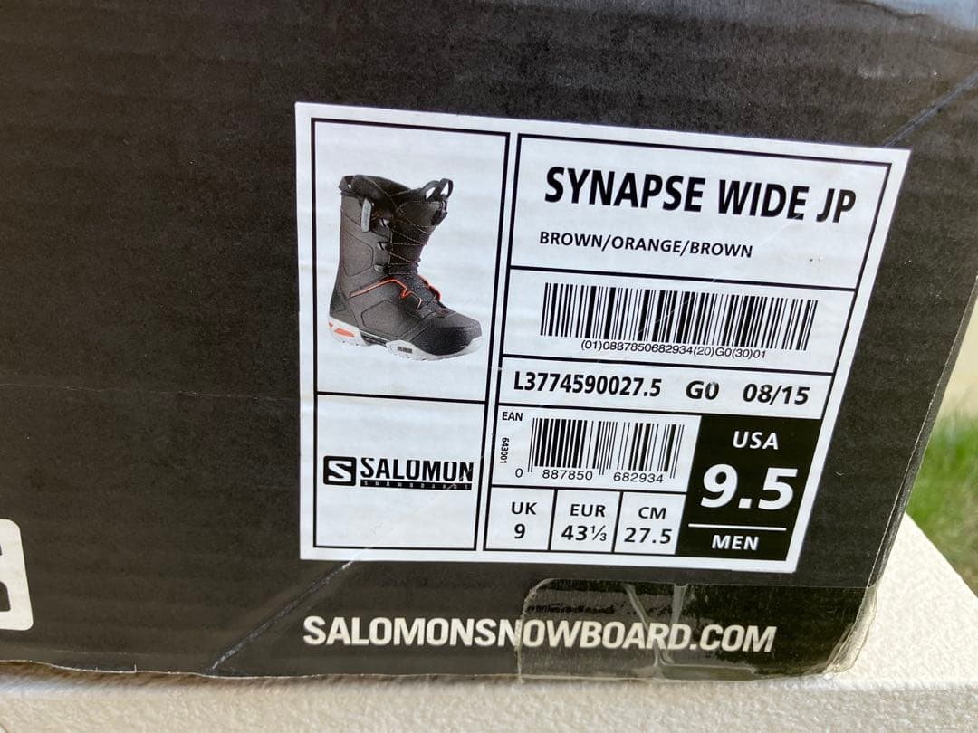 Salomon SYNAPSE WIDE JP スノーボードブーツ 27.5