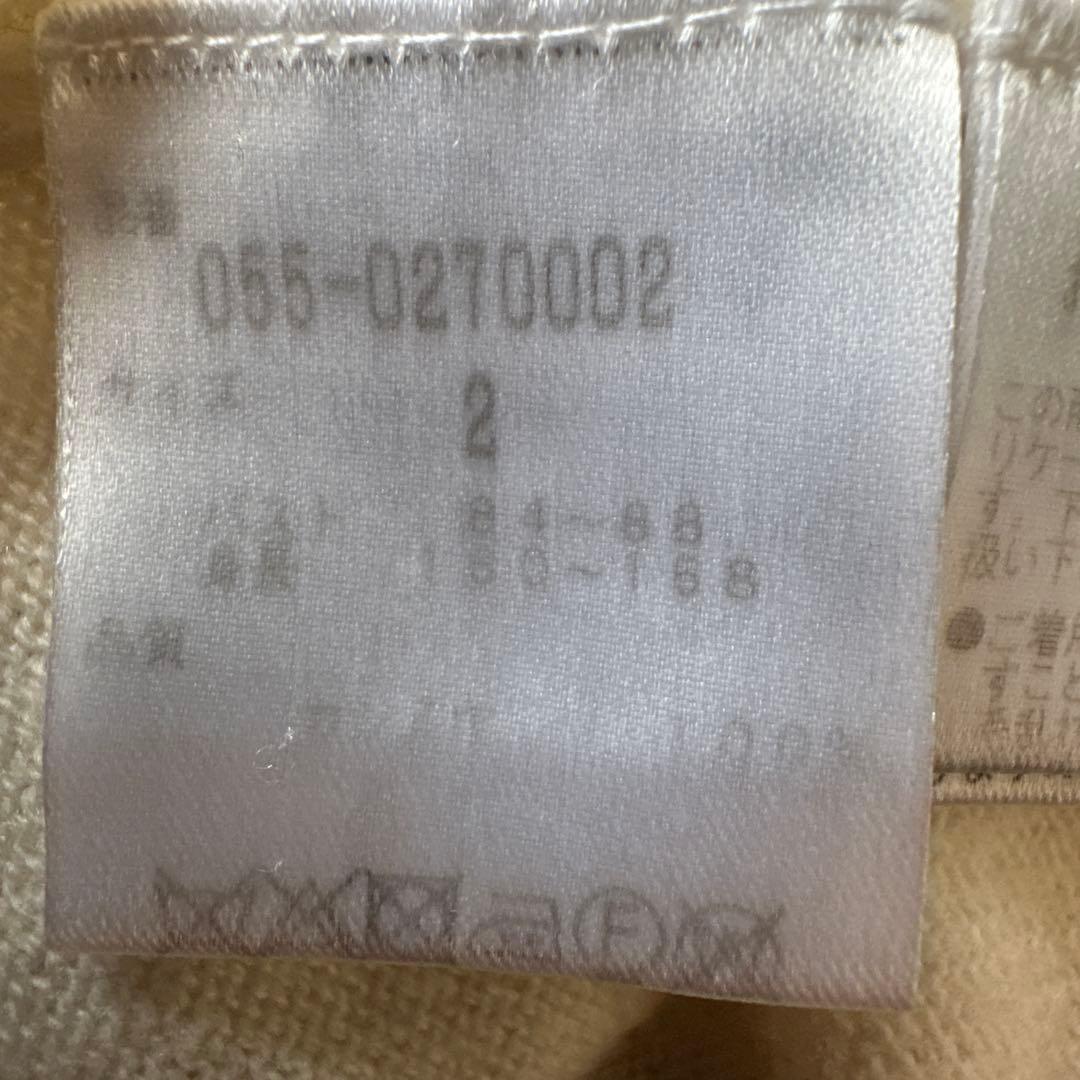 パーリーゲイツ　カシミアセーター　サイズ　2