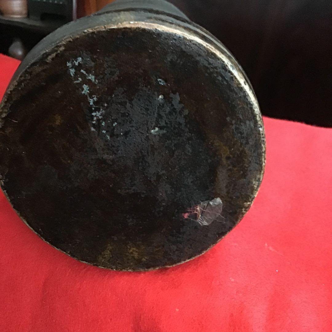 古備前の筒形花生けです。只今初売りです❣️