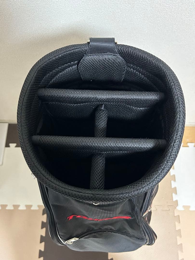 TOUR B キャディバッグ 黒/赤