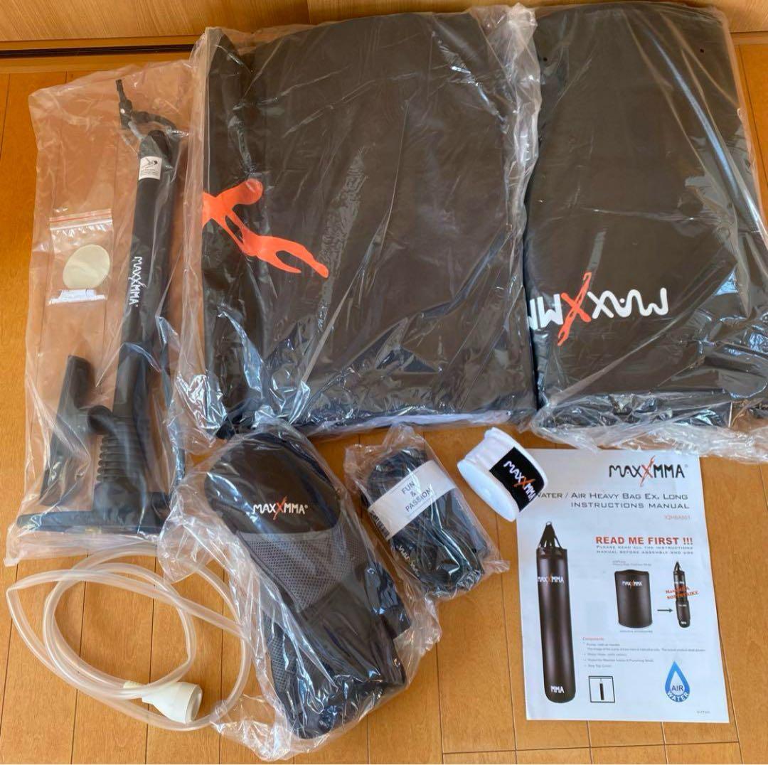 新品MaxxMMA サンドバッグ ウォーター＆エアーヘビーバッグパンチングバッグ