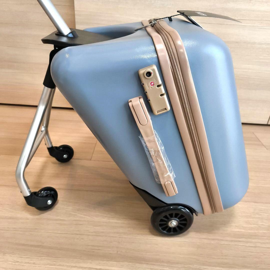 ほぼ未使用・美品タグ付　子供が乗れるスーツケース　キャリーケース　TSA　おまけ