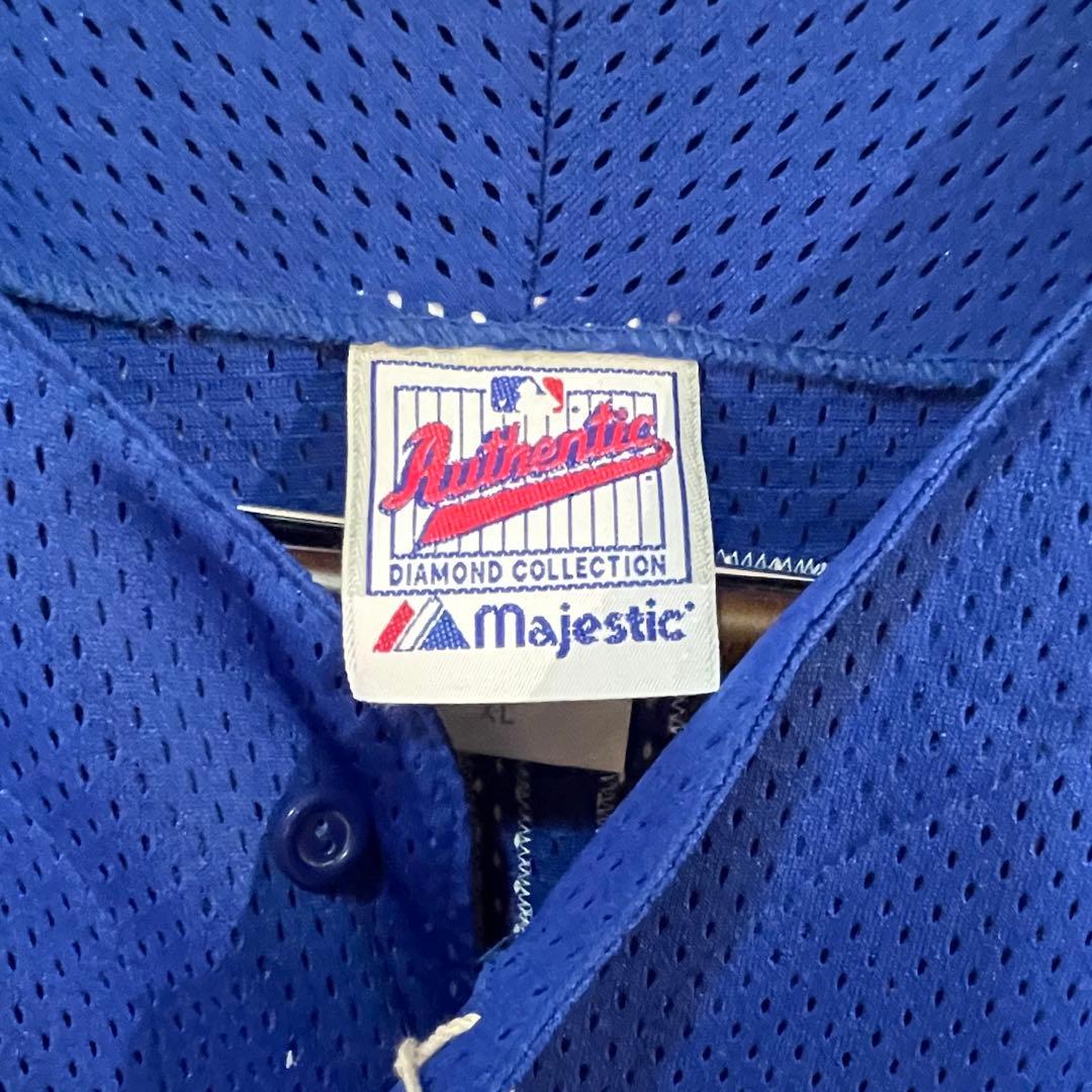 90's majestic 野茂英雄　ユニフォーム　ニューヨークメッツ　XL