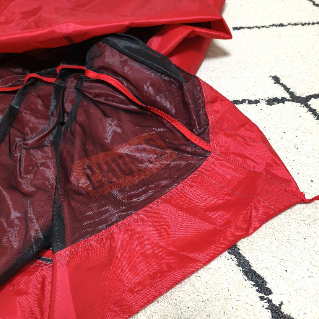 【１回使用】チャムス エーフレームテント３ ティールレッド CH62-1441