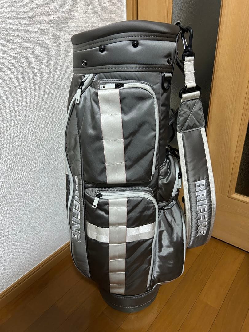BRIEFING CR-6#2 美品ゴルフバッグ・キャディバッグ グレー