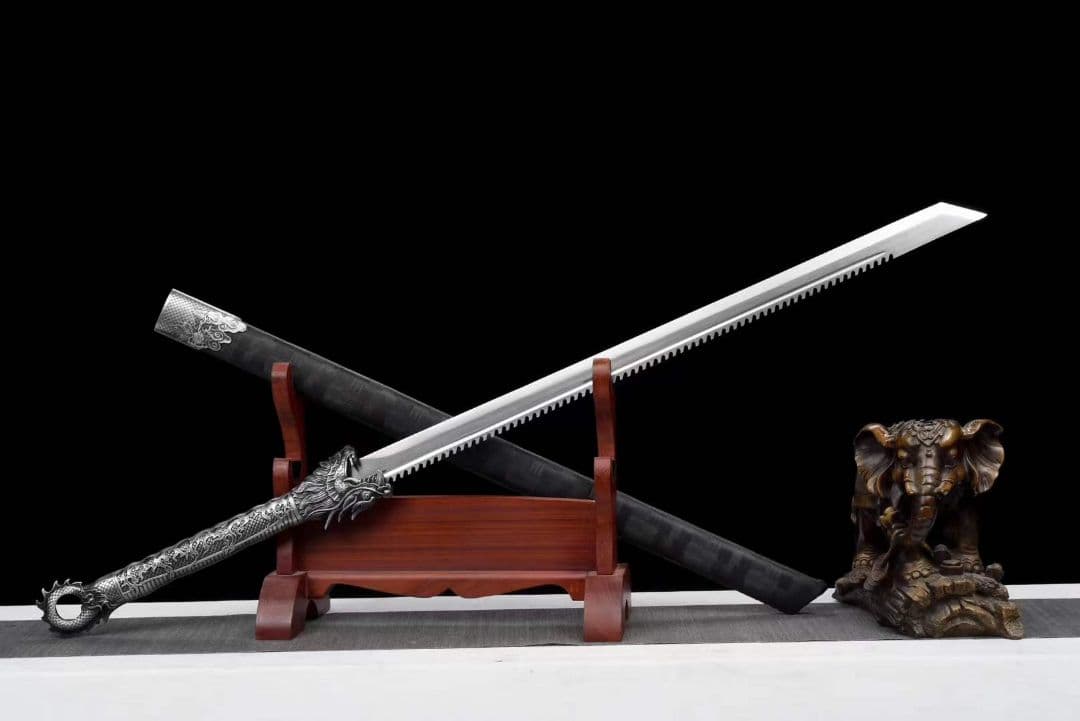 『魔龍』20230380 古兵器  武具　刀装具　日本刀　模造刀 居合刀 長尺