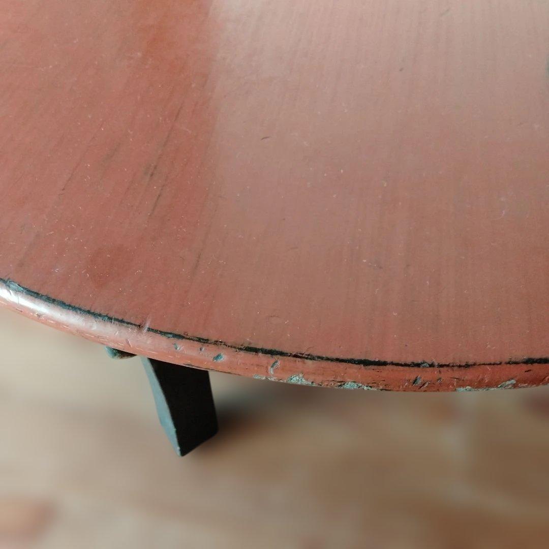 根来塗？ふうな ちゃぶ台 折畳み 珍品