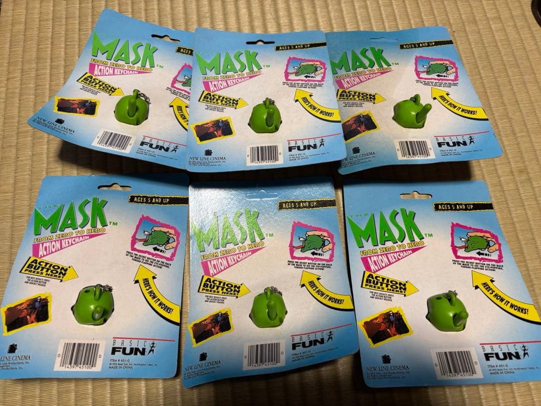 専用　 残6 the mask アクションキーチェーン　キーホルダー