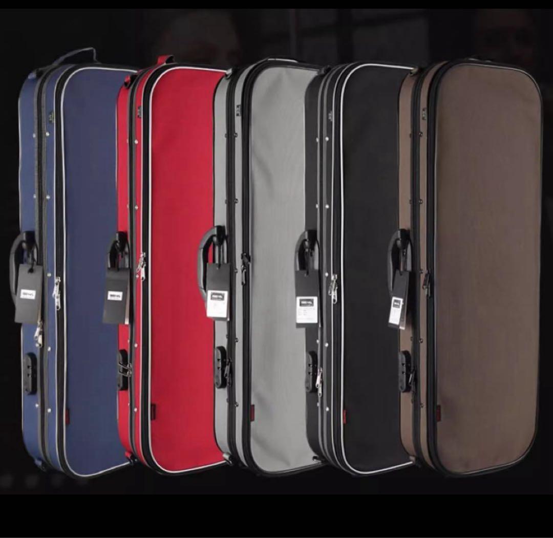 PM900新品軽量 ハイクォリティバイオリンケース　赤、紺選択可