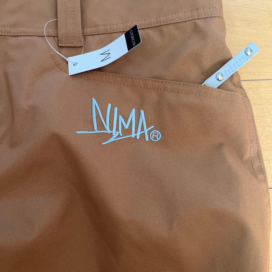 nima ブラウン スノーボードウェア Mサイズ