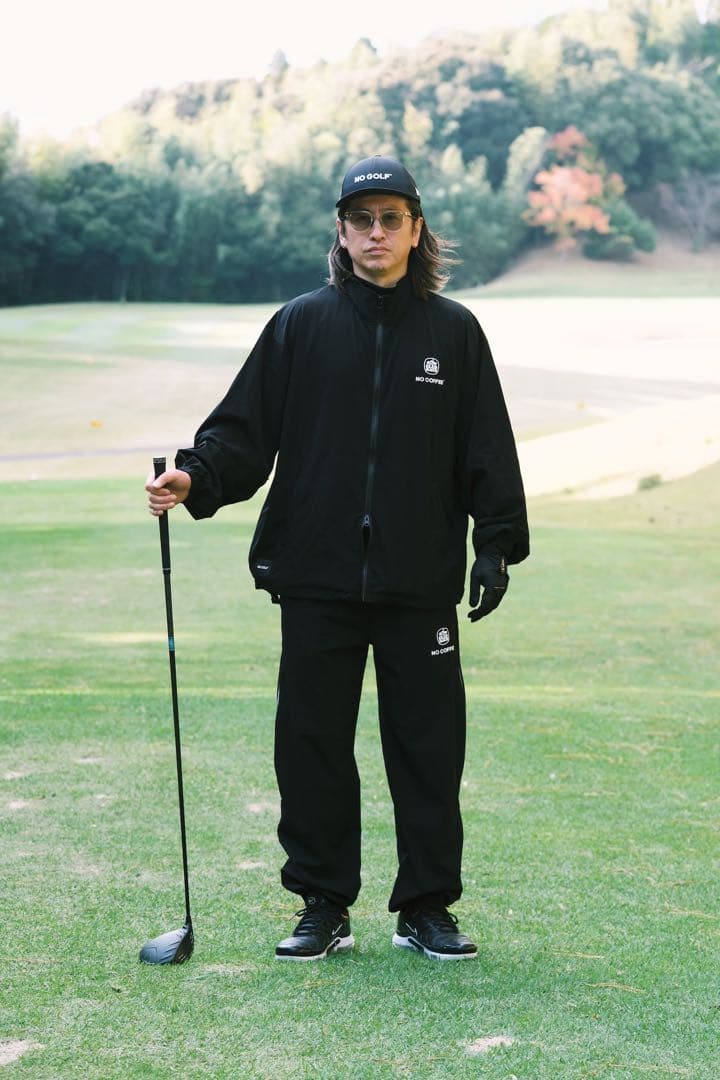 【NO COFFEE×CLUBHAUS】セットアップ ウィンドブレーカー　ゴルフ