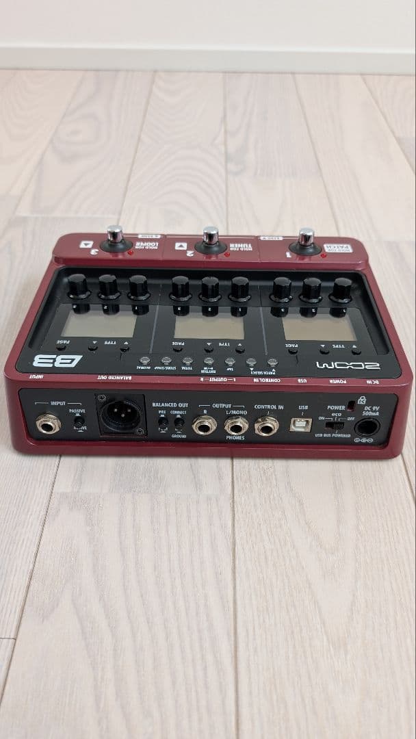 美品！　ZOOM　B3　マルチエフェクター　ベース用　付属品完備