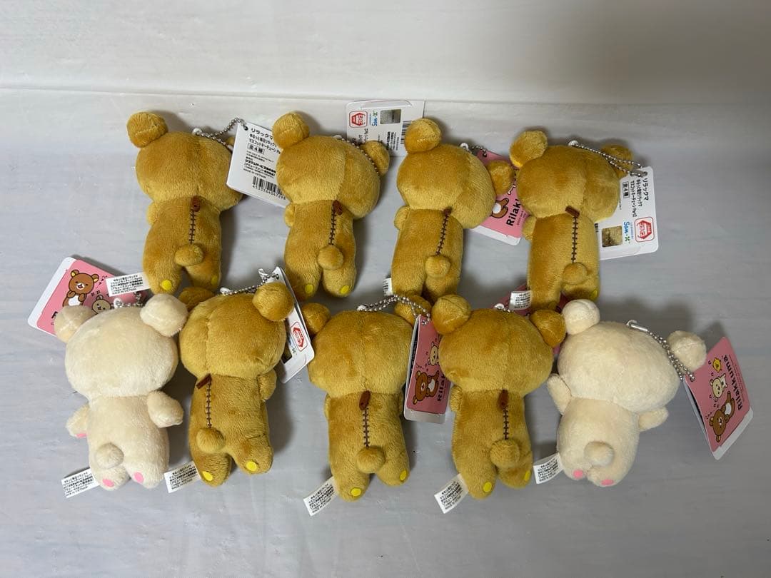 ゆるっと毎日リラックマ マスコットキーチェーン2 9個セット