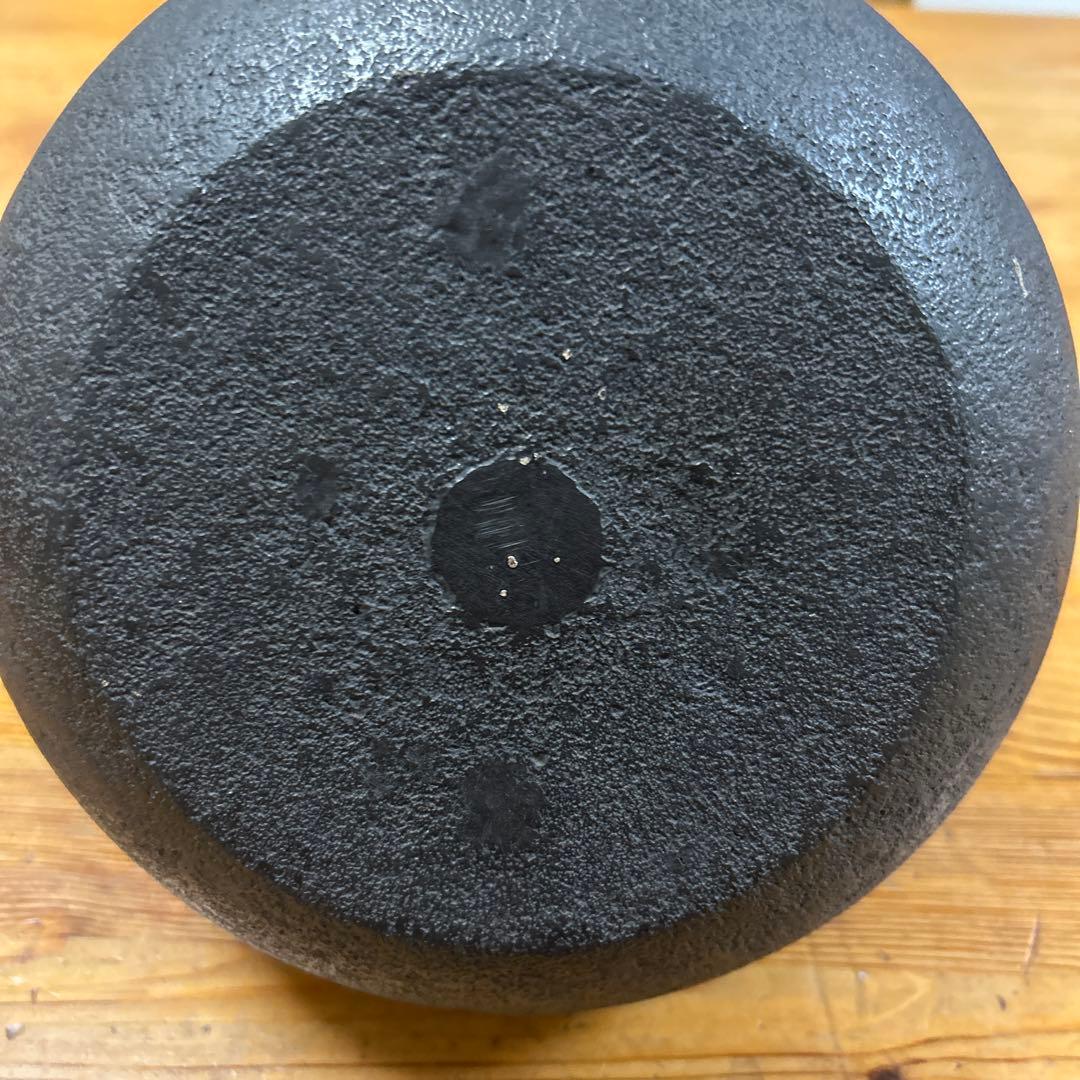 南部鉄器　茶道具 釜師　金沢専治　金澤鶴斎造　希少　工芸品　骨董　 姥口アラレ