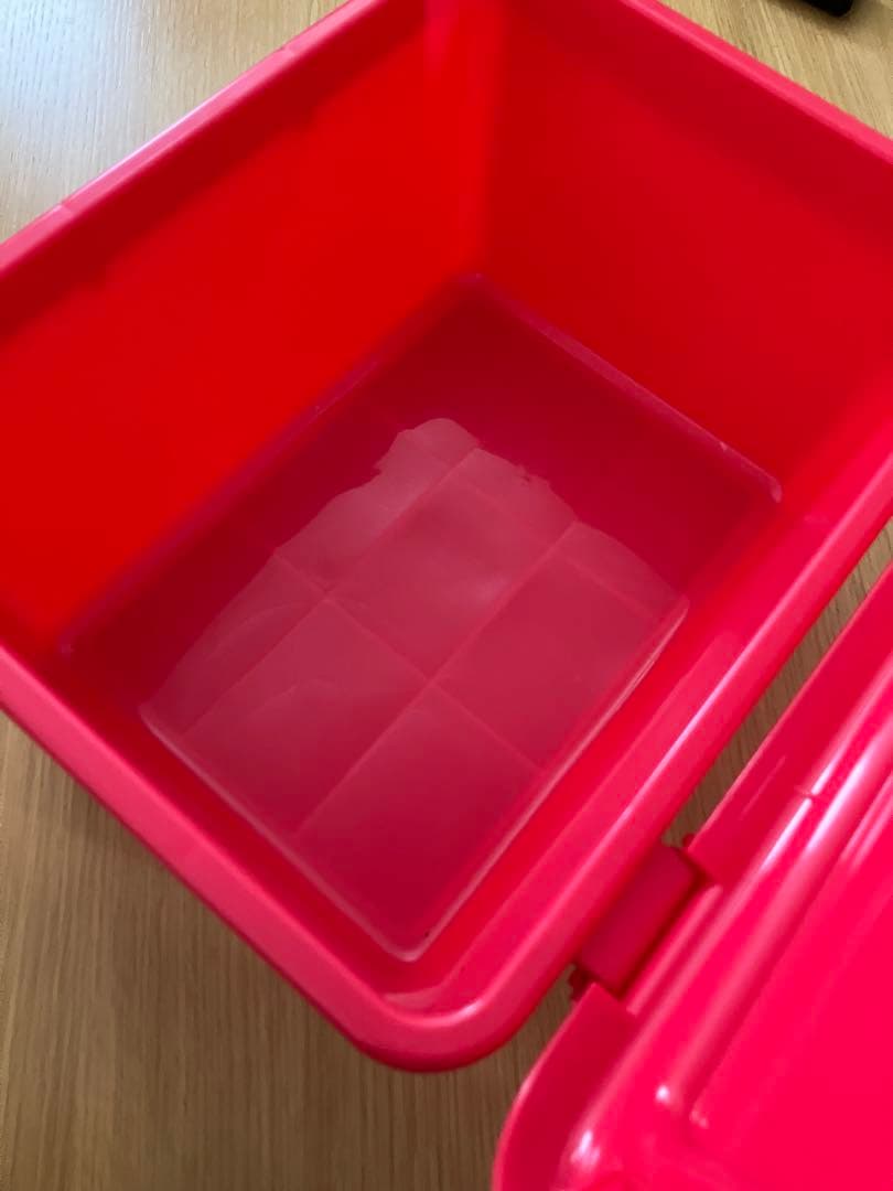 希少 昭和レトロ1986サンリオ ハローキティの蓋付きプラケース収納 おもちゃ箱