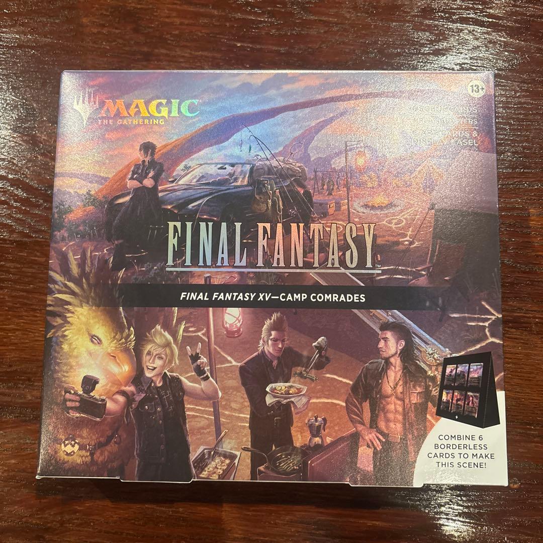 新品未開封 MTG FF シーンボックス FF15 キャンプの仲間たち 英語版