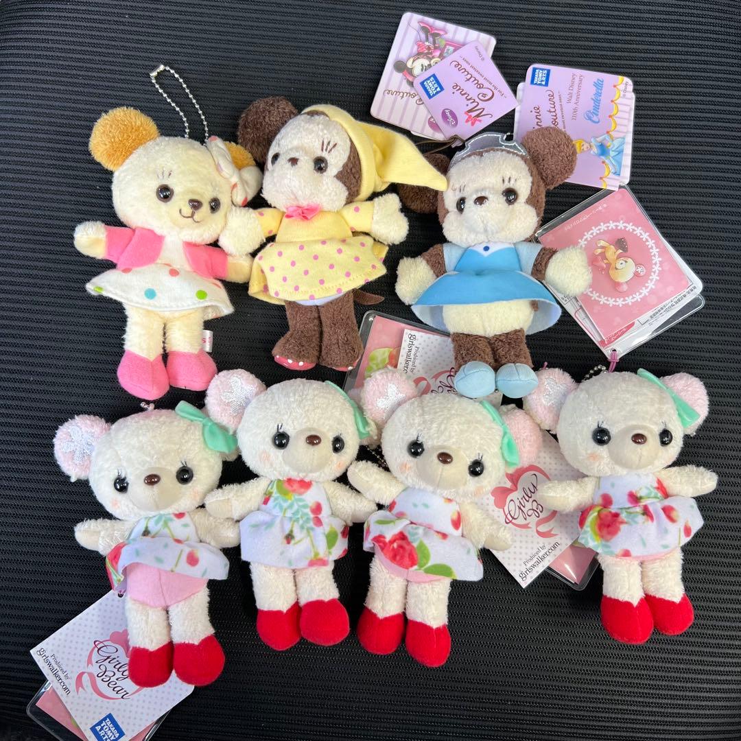 ディズニー　ミニー　ガーリーベア　マスコット