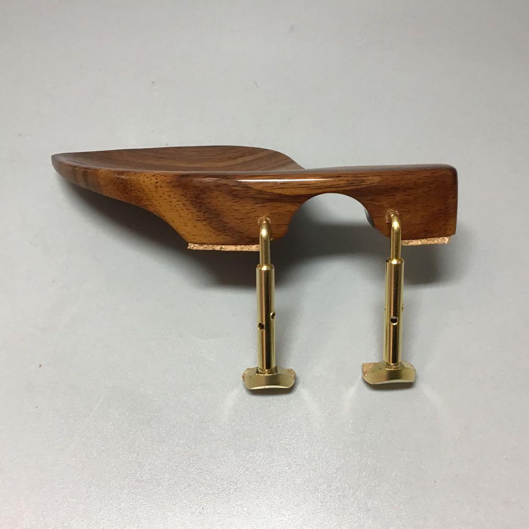 日本工芸会正会員松岡裕治が作成する　顎当て希少なインド産ローズウッドクローソン