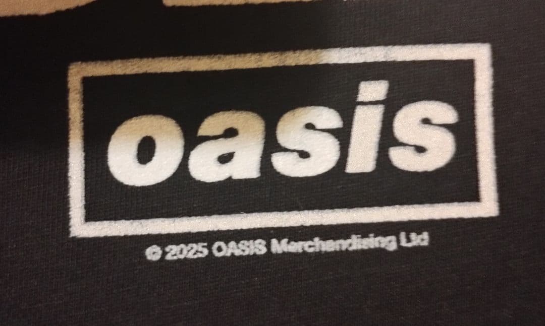 超貴重 オアシス ワンダーウォール 30周年記念 90分間限定販売Tシャツ XL