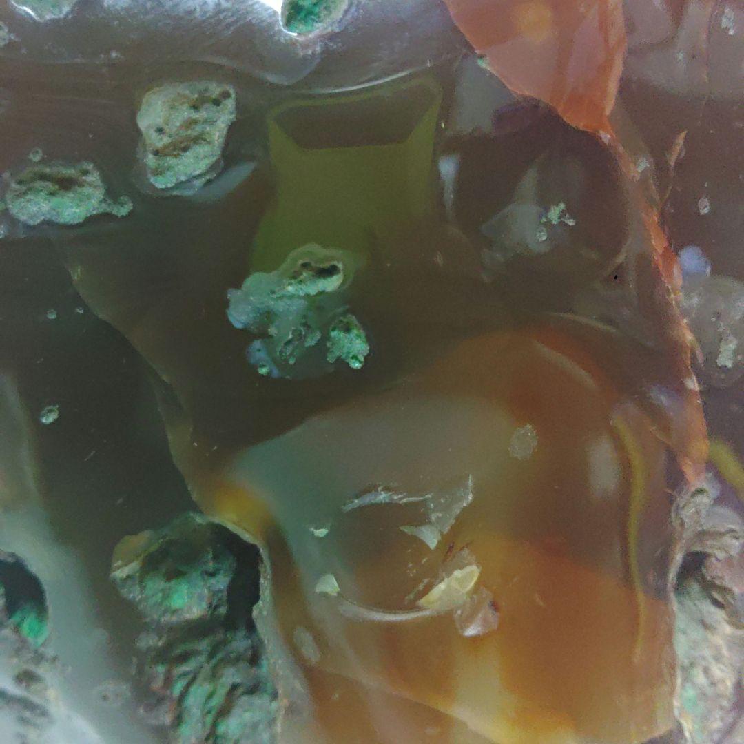 水石　瑪瑙　メノウ　アゲート　天然石　原石　ミ10