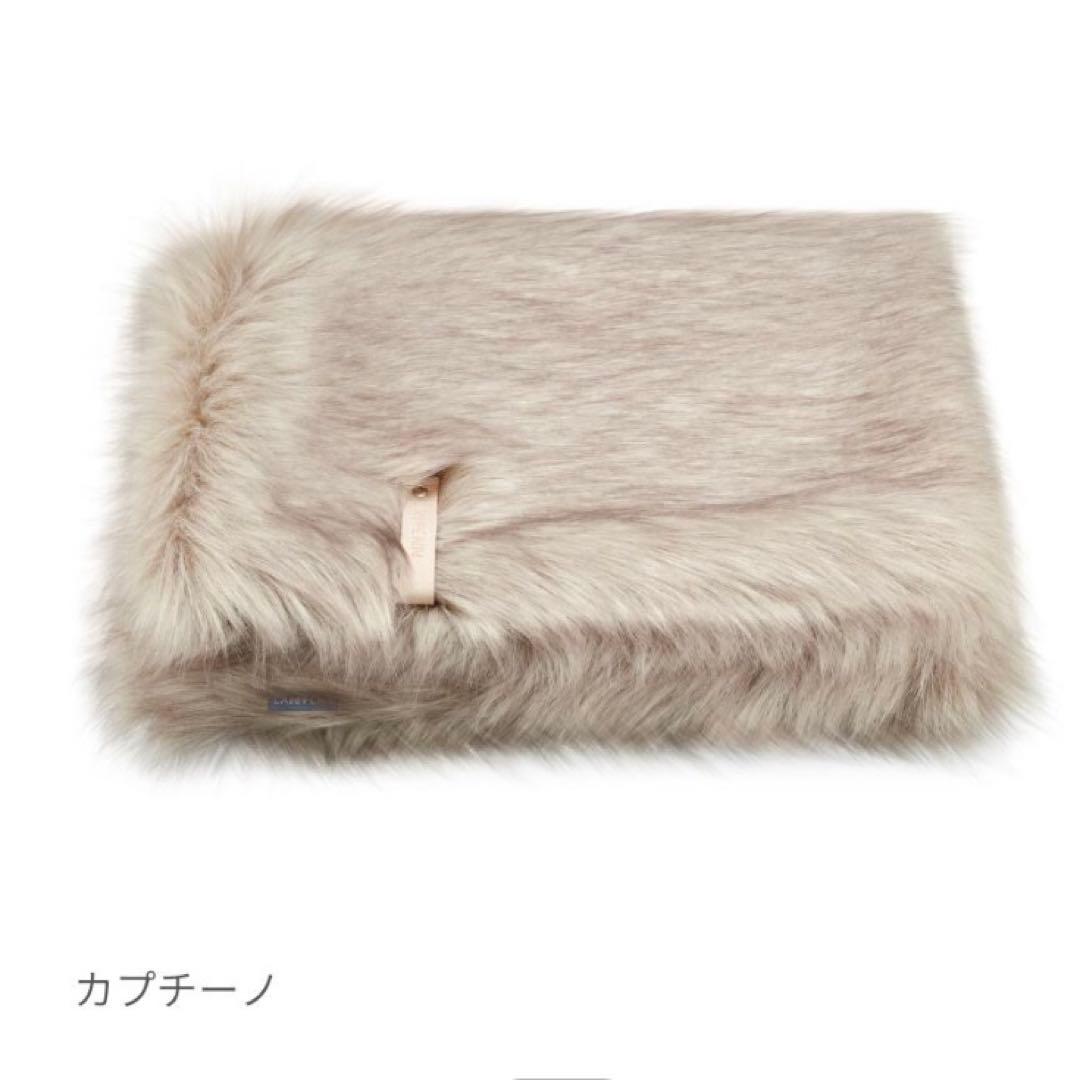 エコファー　ブランケット　毛布　ドッグ犬　ペット　ブラウン　茶色　北欧インテリア