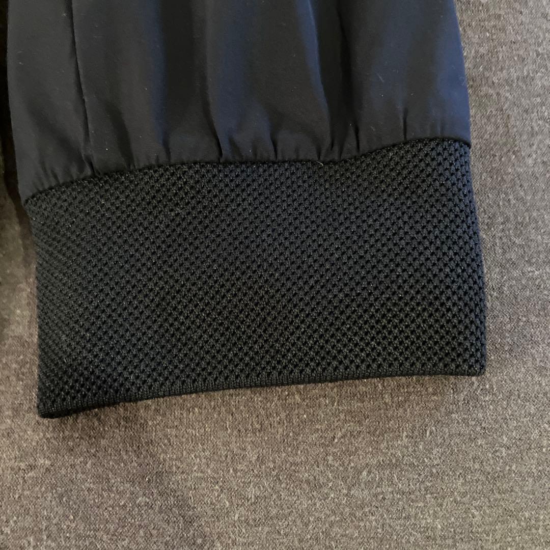 【我流片手】ANEW GOLF ブラックメンズジャケット袖取り外し可能