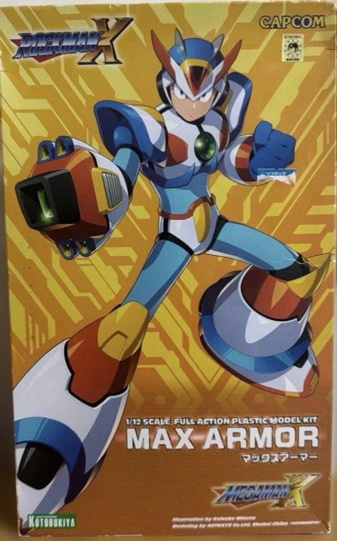 新品未開封　プラモデル ロックマン　エックス　マックスアーマー
