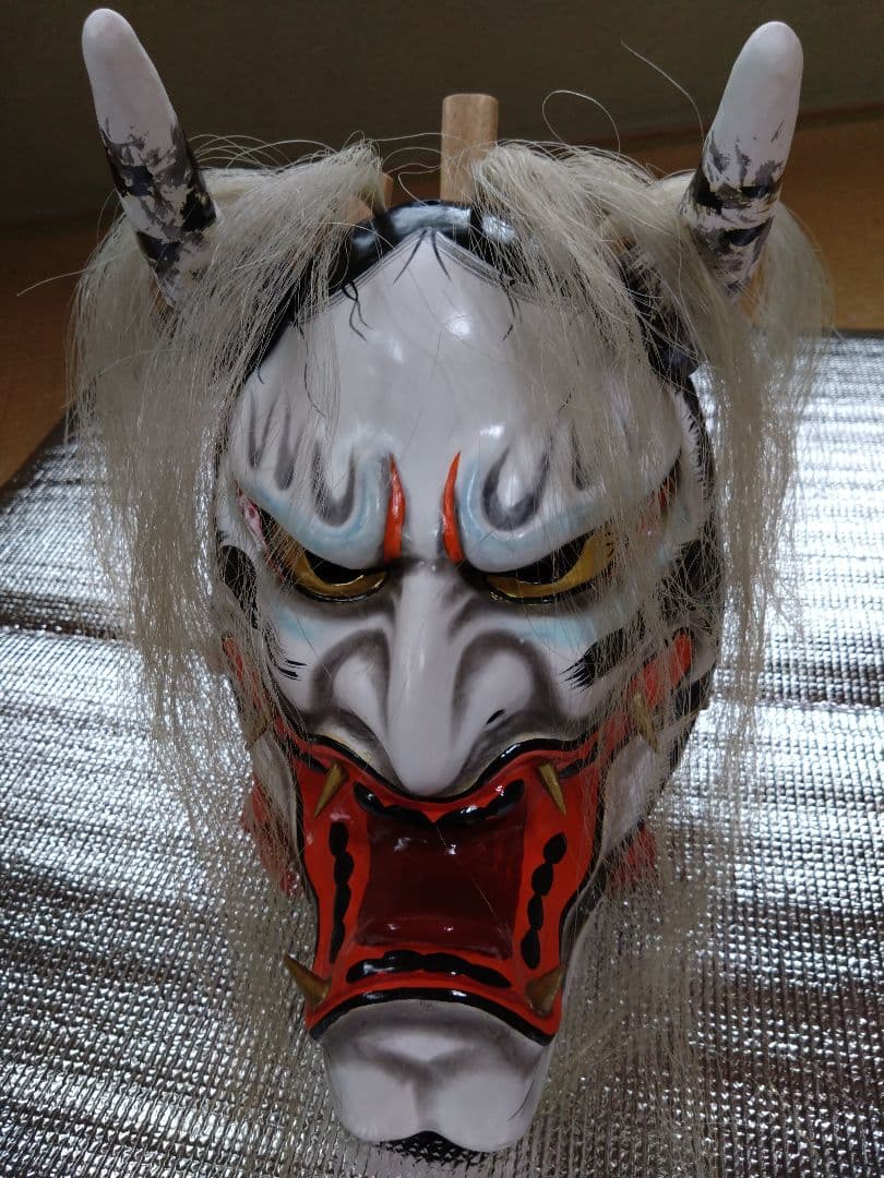 石見神楽面　神楽面　十羅