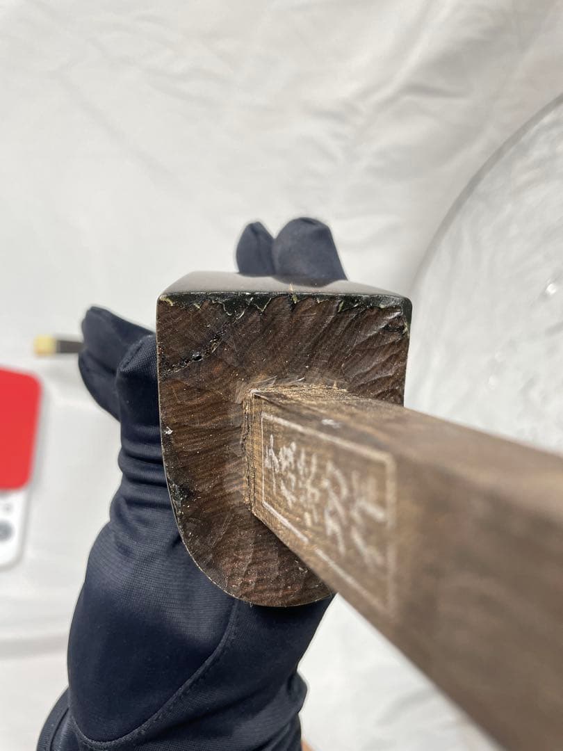 宮古木工芸 縞黒檀/カマゴン　本皮1枚張り三線