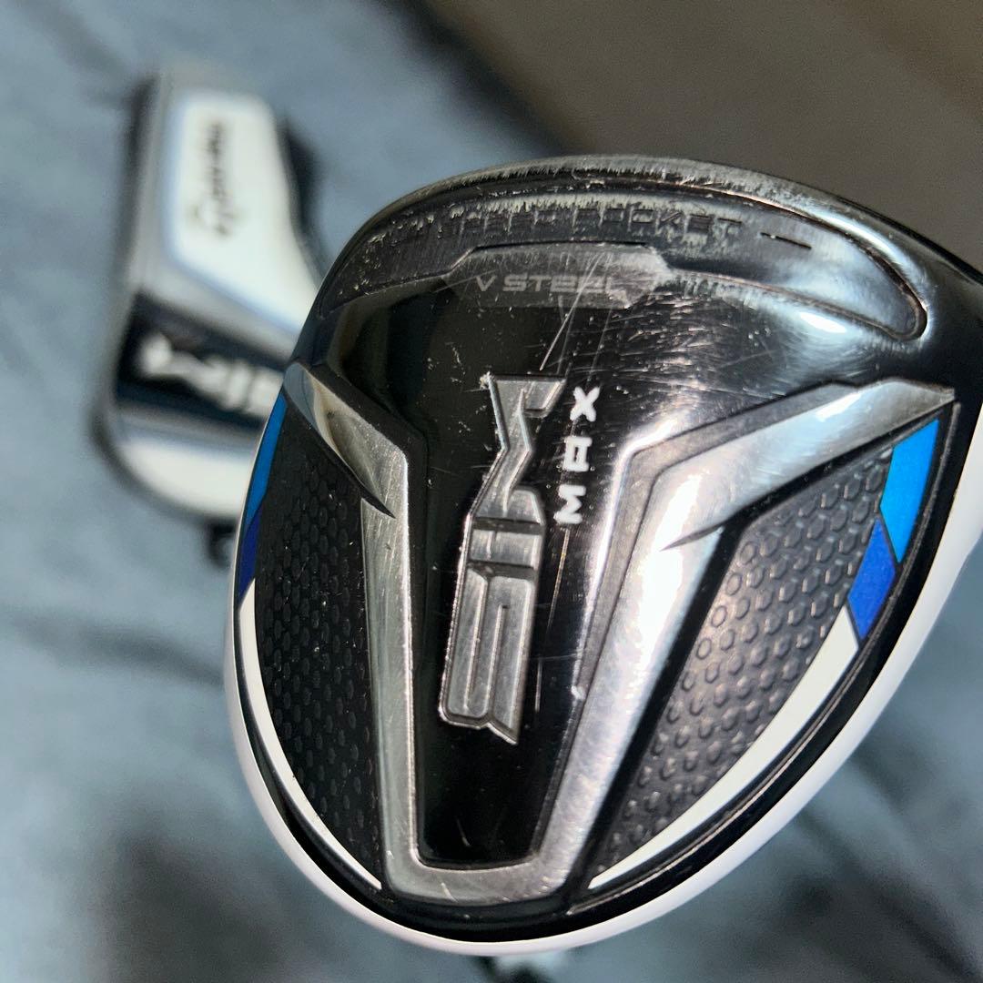 名器TaylorMade SIM MAX フェアウェイウッド 5w シャフトSR