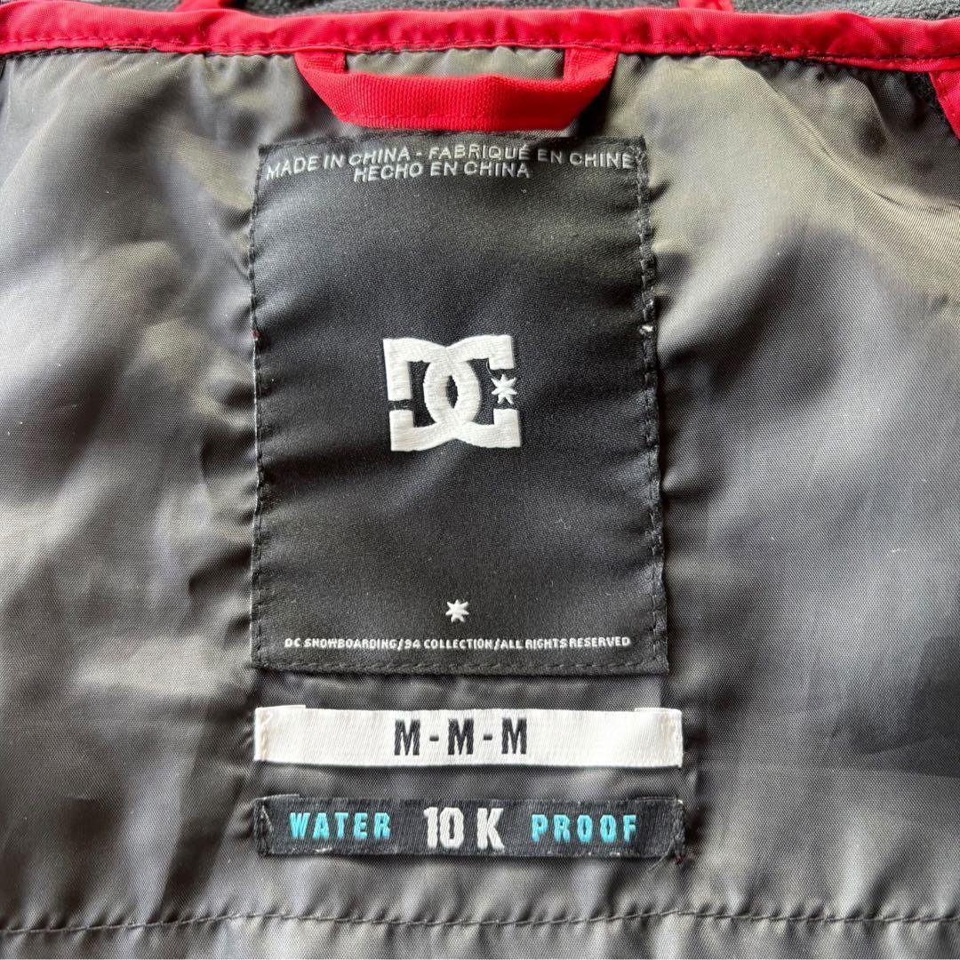 美品✨DC スノーボードウェア ジャケット&パンツセット ブラック×レッド
