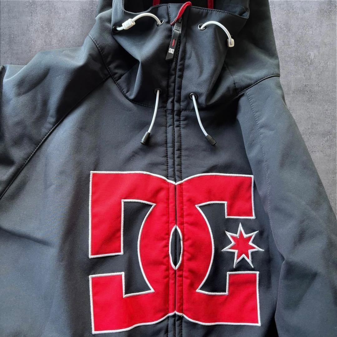美品✨DC スノーボードウェア ジャケット&パンツセット ブラック×レッド