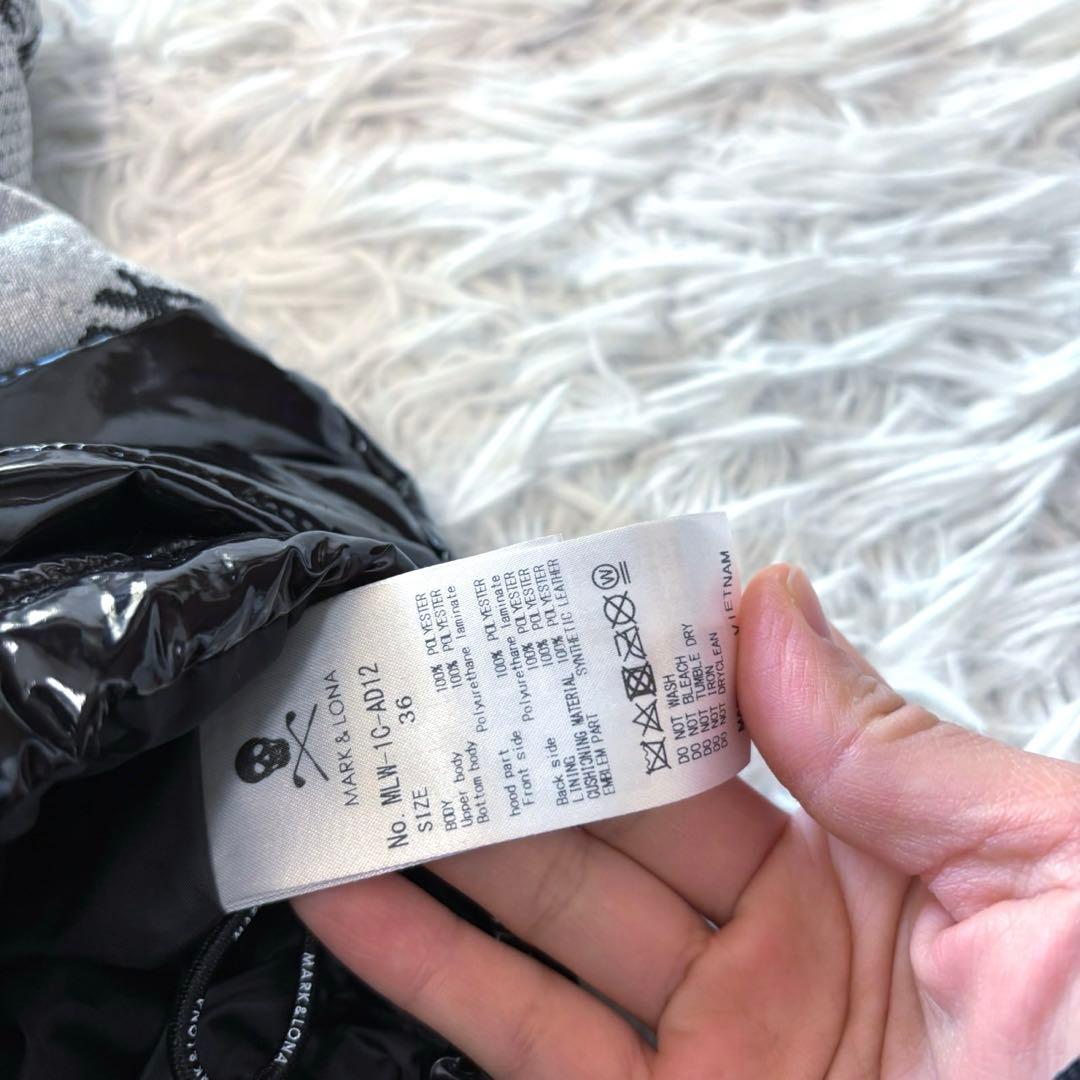 マークアンドロナ セットアップ ダウン ベスト スカート 中綿 キルティング