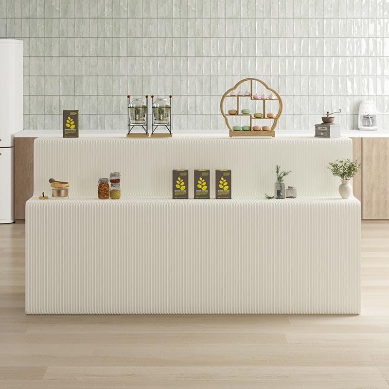 ディスプレイラック 二層式展示台 店舗用品 陳列台長さ2-3ｍ高さ98㎝総幅40