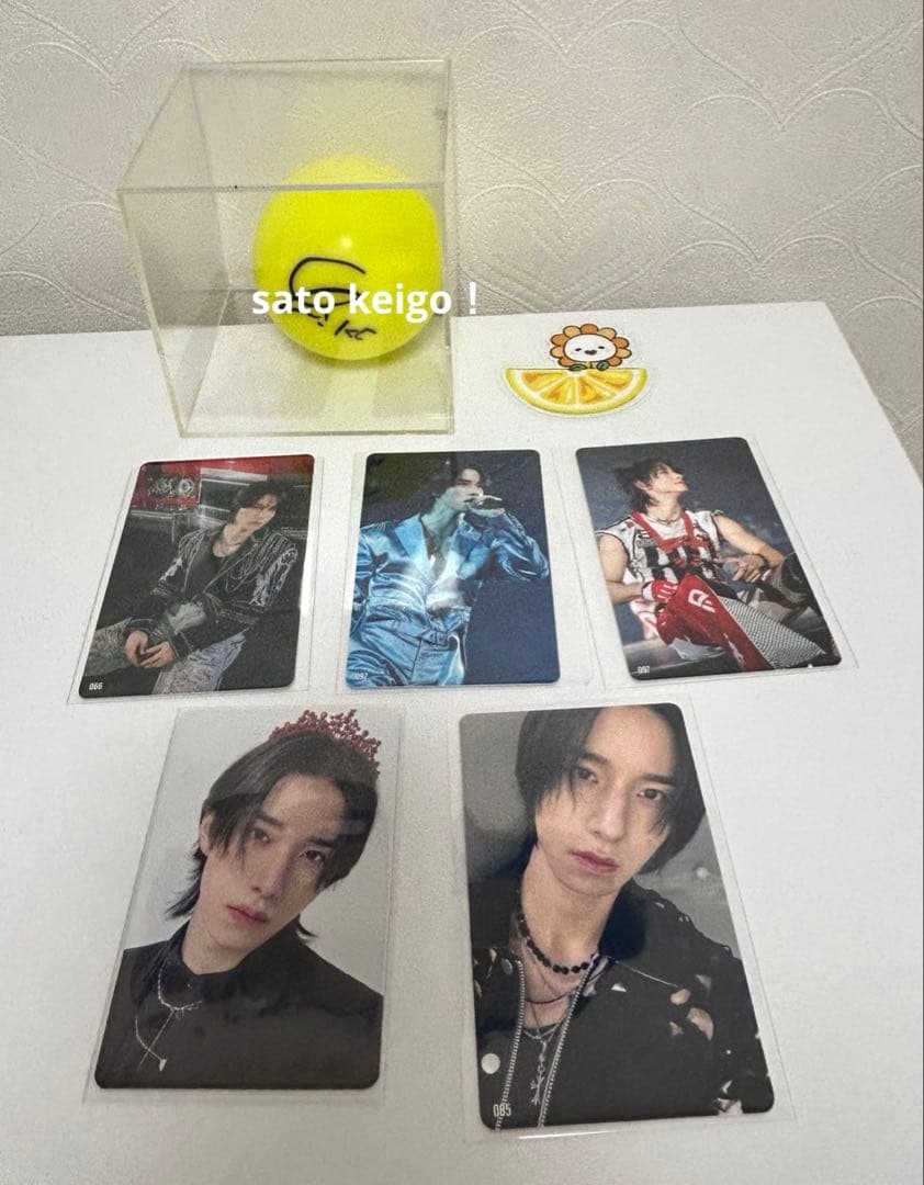 JO1 佐藤景瑚　サインボール kcon2024